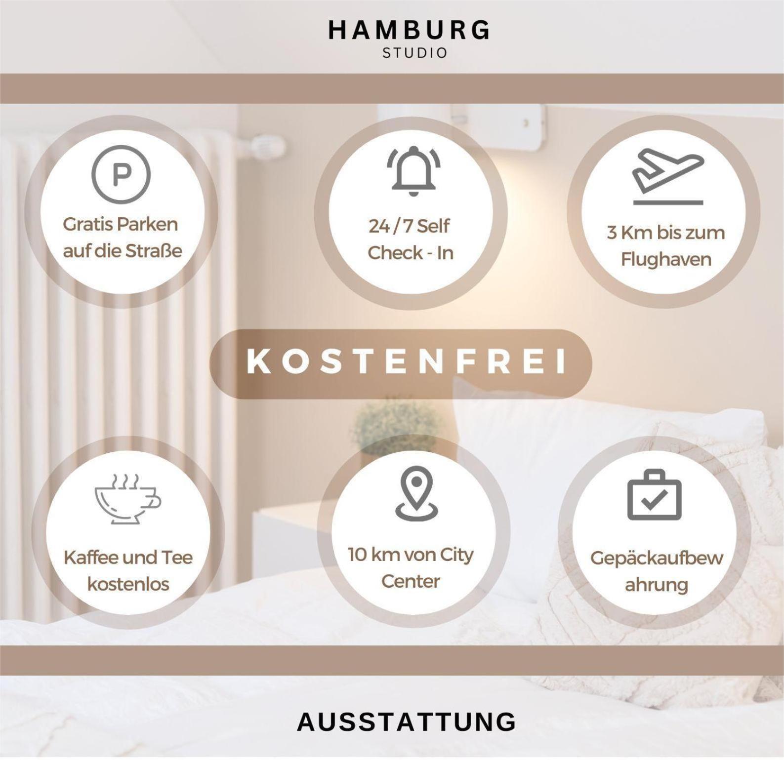 Hamburg Studio Fuer Bis Zu 4 Personen Exteriör bild